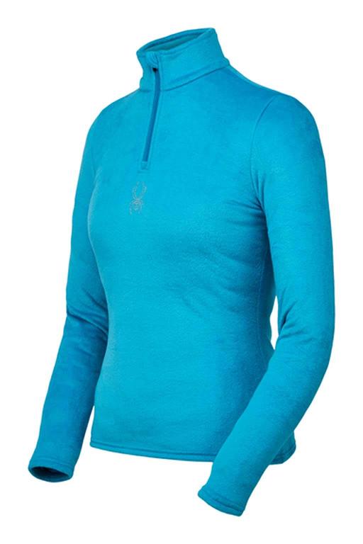 Top Spyder Shimmer Bug Zip T-Neck Lagoon Para Mujer Mexico MX71635